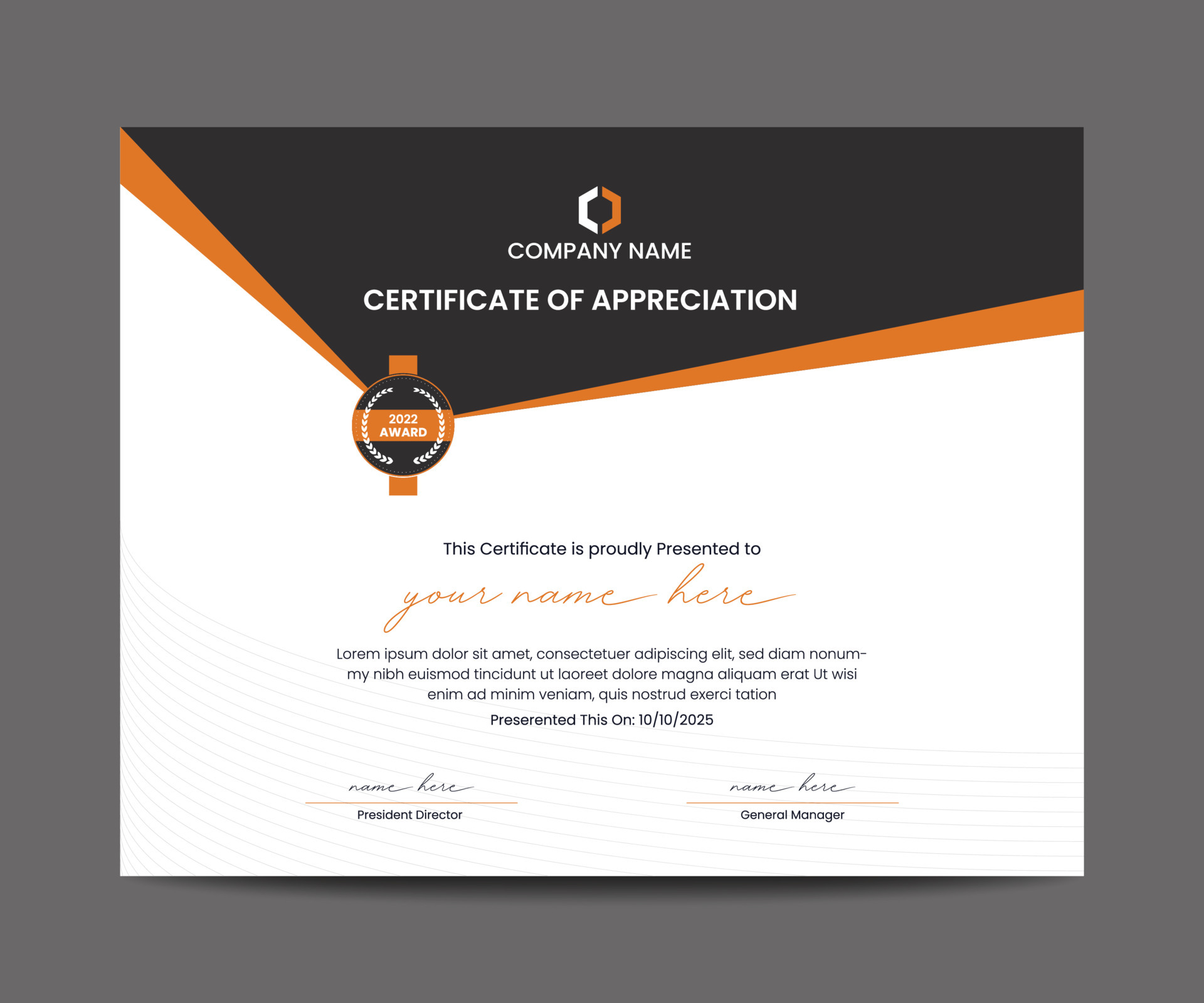 simple certificate design template 5632261 Vector Art at Vecteezy