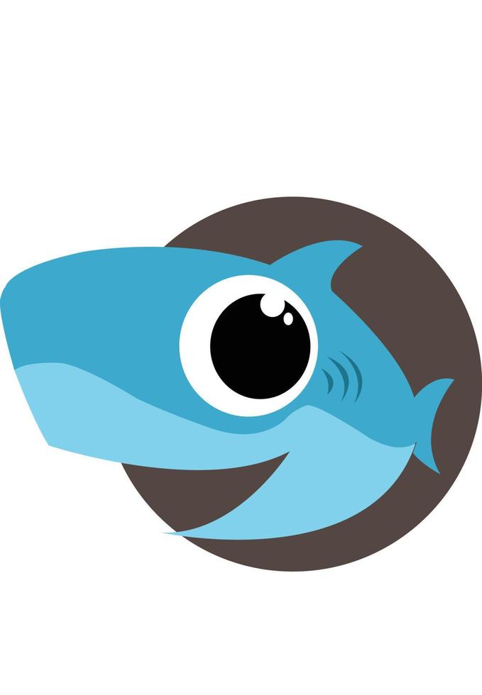 Vector fish logo suitable for logo and icon design material