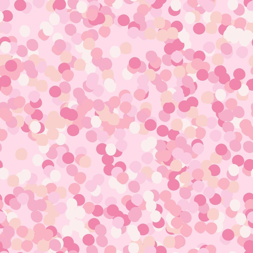 patrón sin costuras de lunares rosados abstractos. fondo de confeti. lindo  fondo de pantalla de formas circulares. 5633301 Vector en Vecteezy