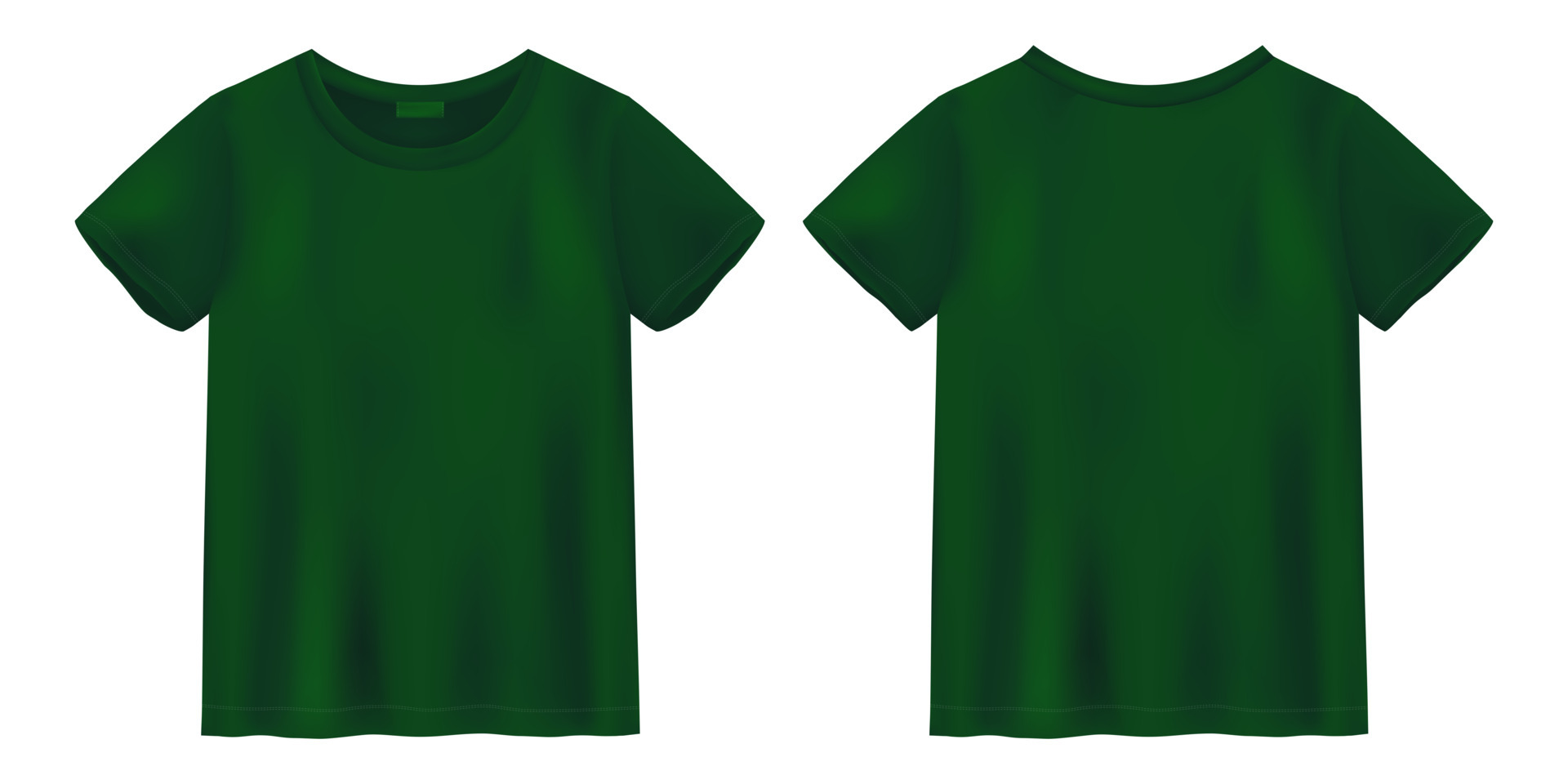 unisex-green-t-shirt-mock-up-t-shirt-design-template-short-sleeve-tee