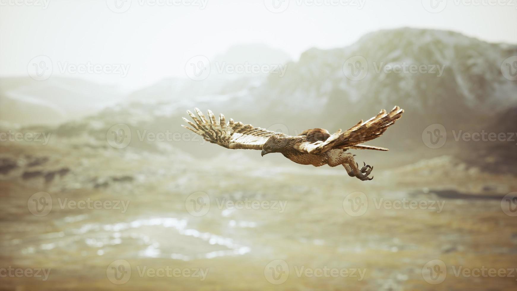 extreme slow motion shot of eagle photo