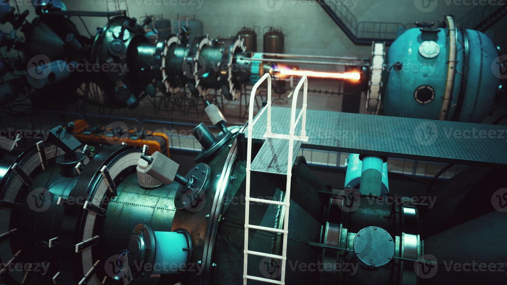 conceptual high tech power thermonuclear or nuclear reactor photo