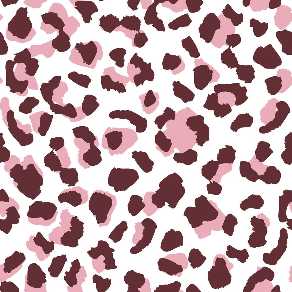 Contemporary leopard skin seamless pattern texture repeat. Abstract animal fur wallpaper. vector