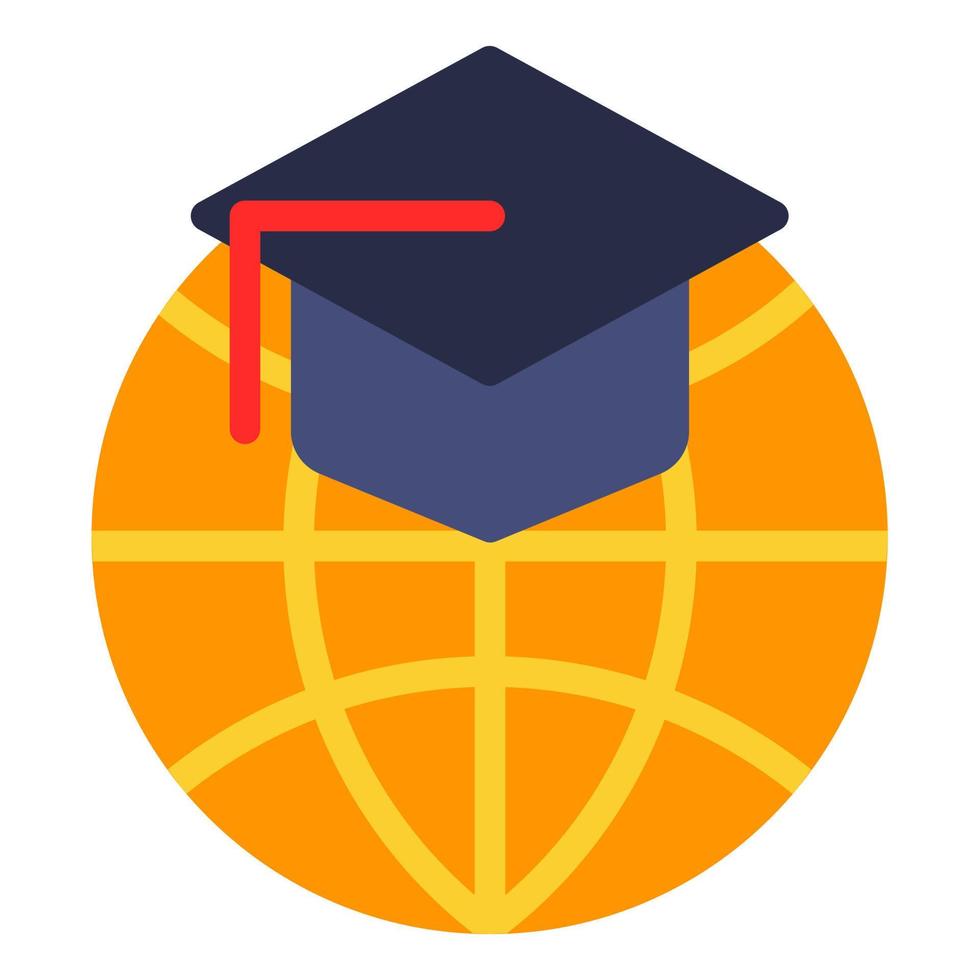Graduation hat cap icon. Academic cap. Graduation student black cap and diploma - stock vector. vector