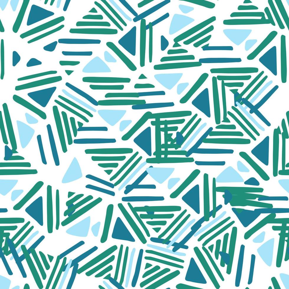 Seamless hand draw Folk pattern. weave lines ornament. vector