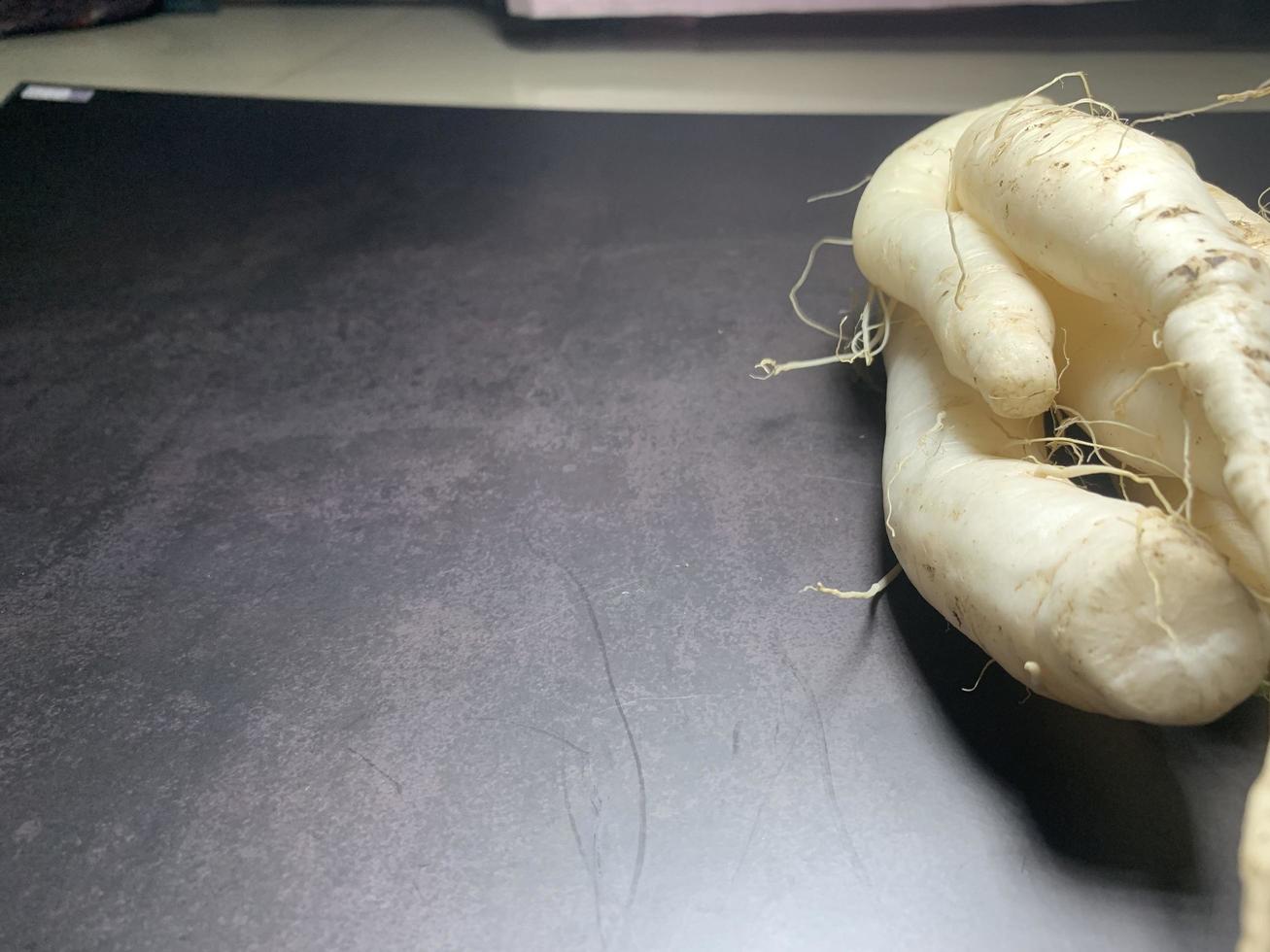 fresh white radish photo