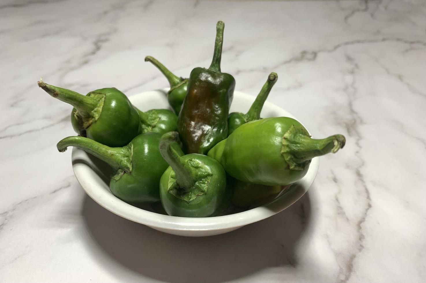 Green chili pepper or Hatch Double-X Hot chile. Numex or New Mexican pod  type. Top view 5639535 Stock Photo at Vecteezy