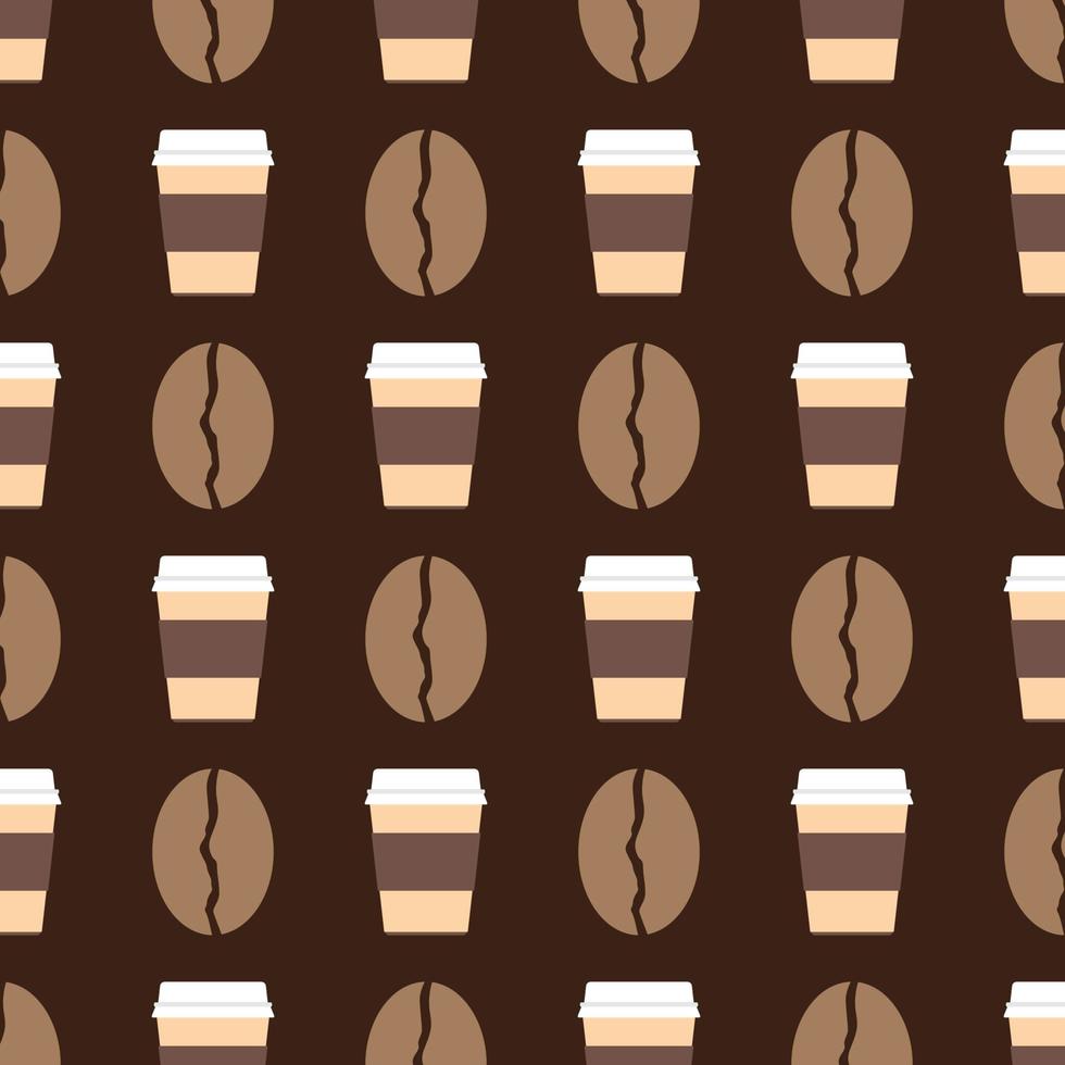 Roasted coffee beans for coffee product vector