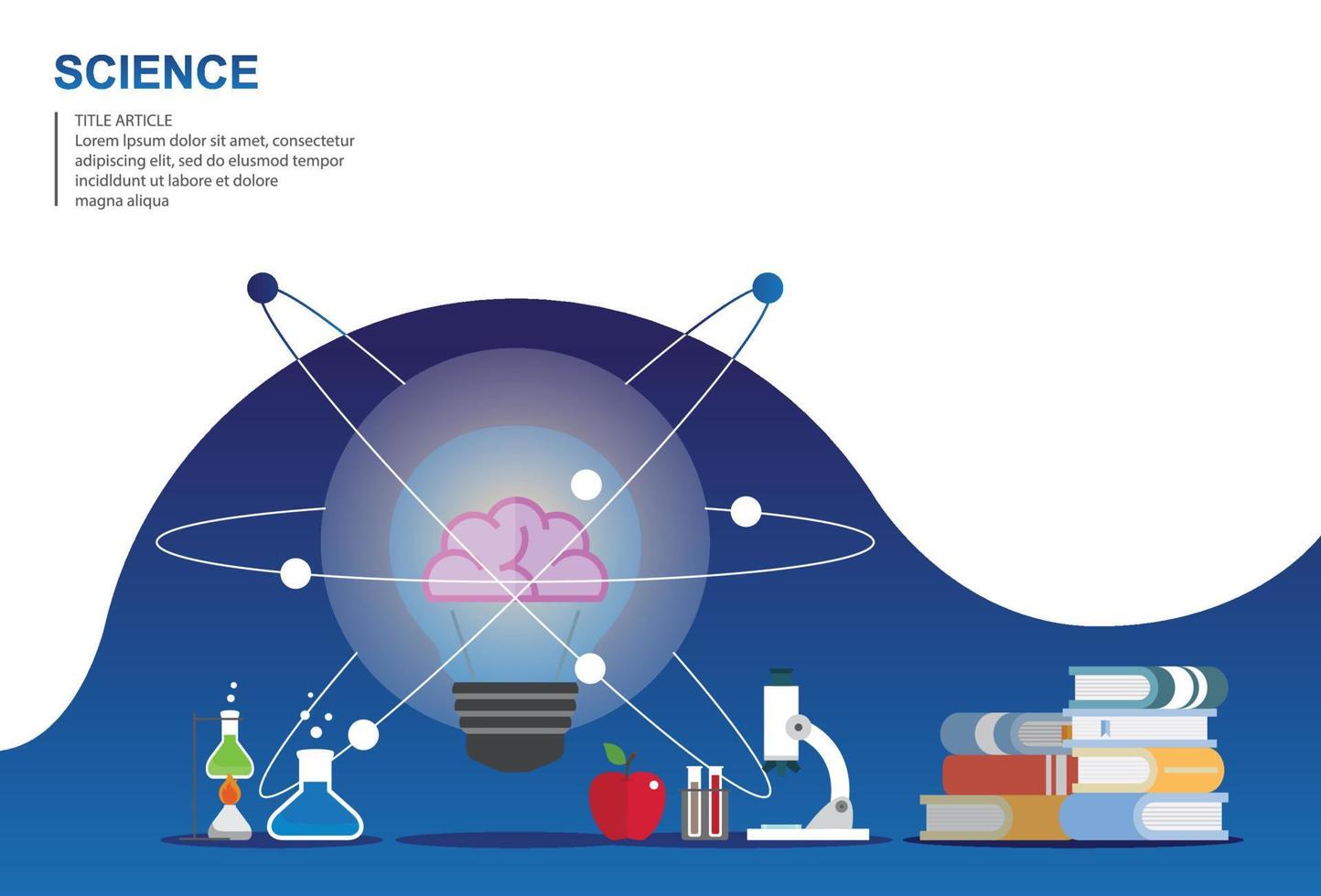 Science vector illustration design