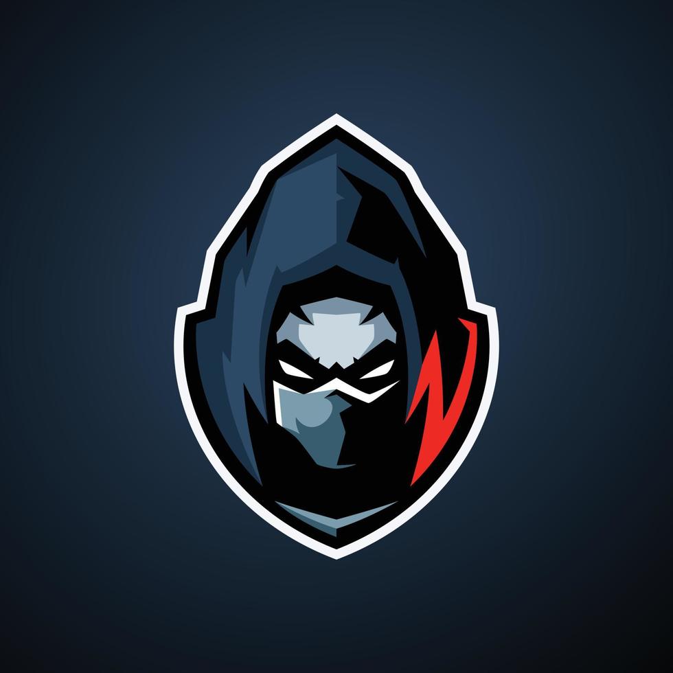 Ninja Esports Logo Templates vector