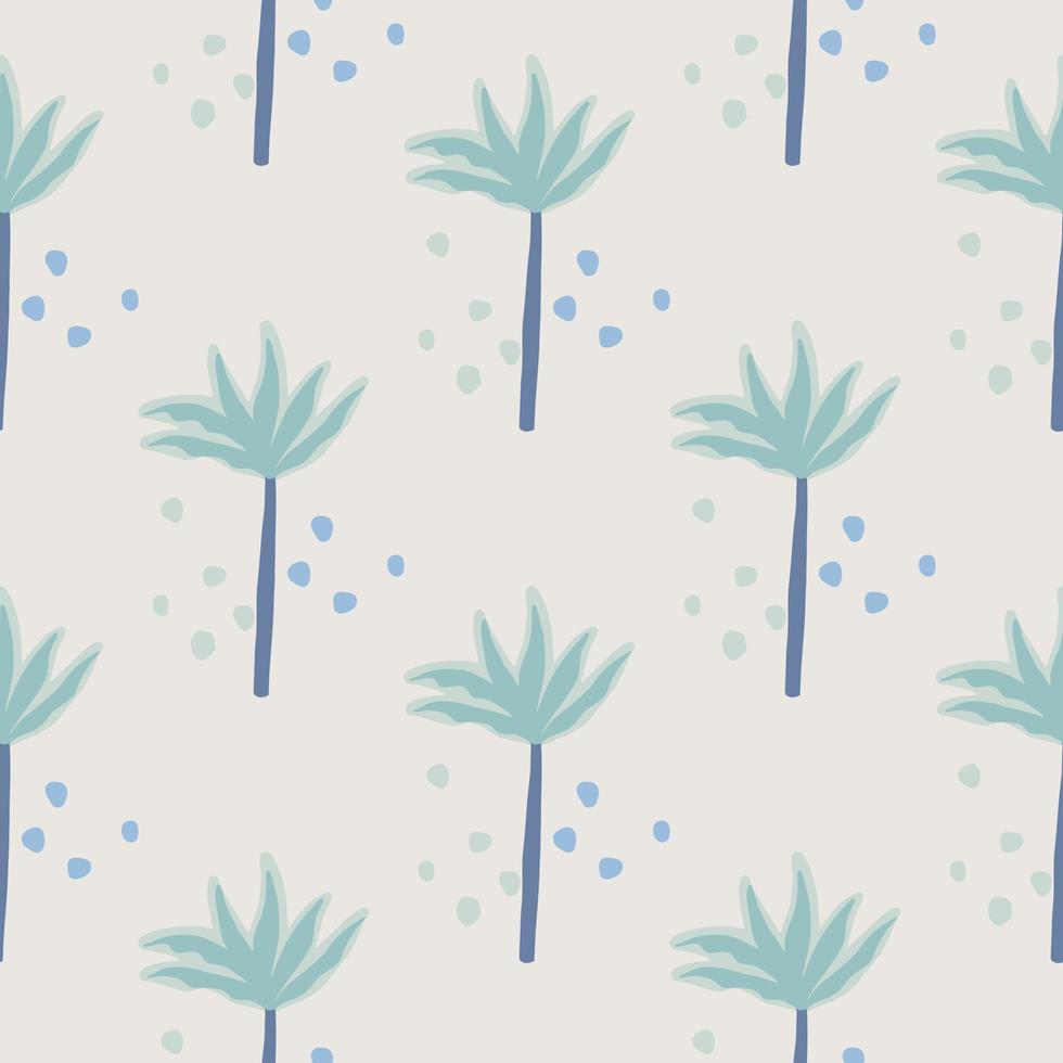 Tropical palm tree seamless pattern. Tropic backdrop. Abstract contemporary modern trendy vector illustration.