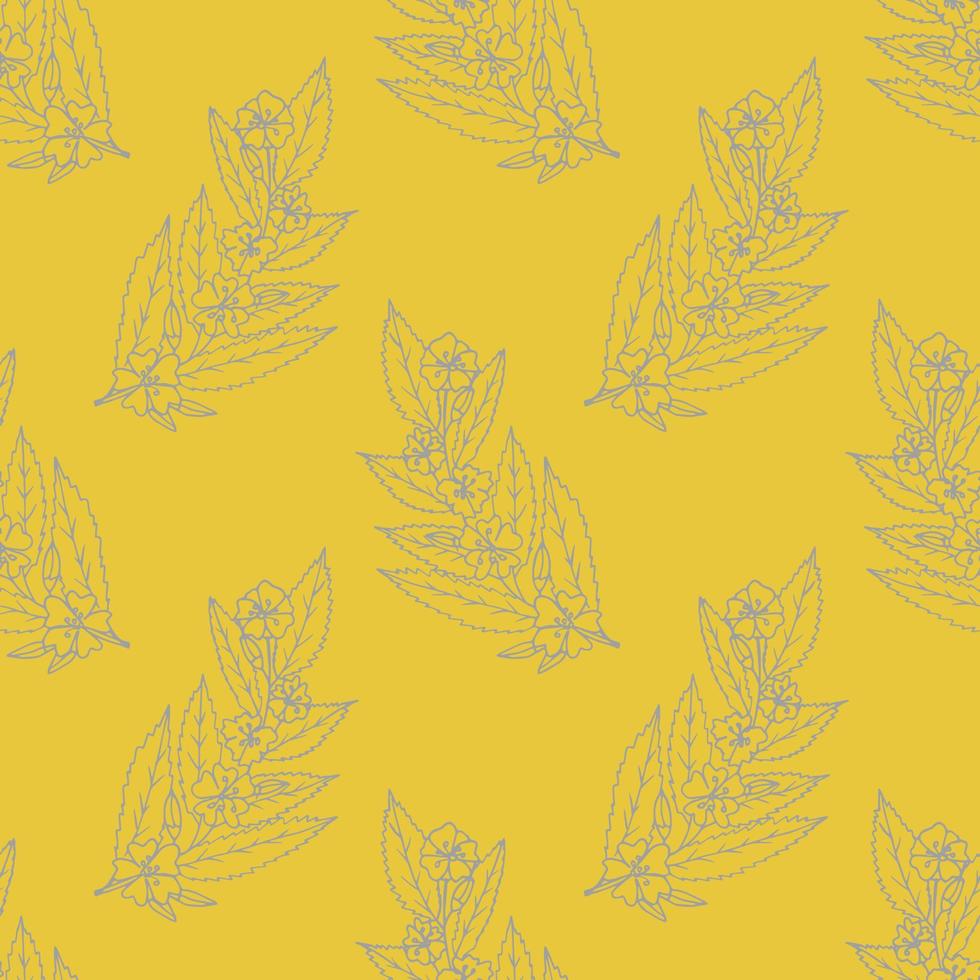 flowering twigs of cherry, apricot, fruit trees. spring seamless pattern. wallpaper, textile, wrapping paper, background. sketch hand drawn doodle style. minimalism. bloom, flowers. vector