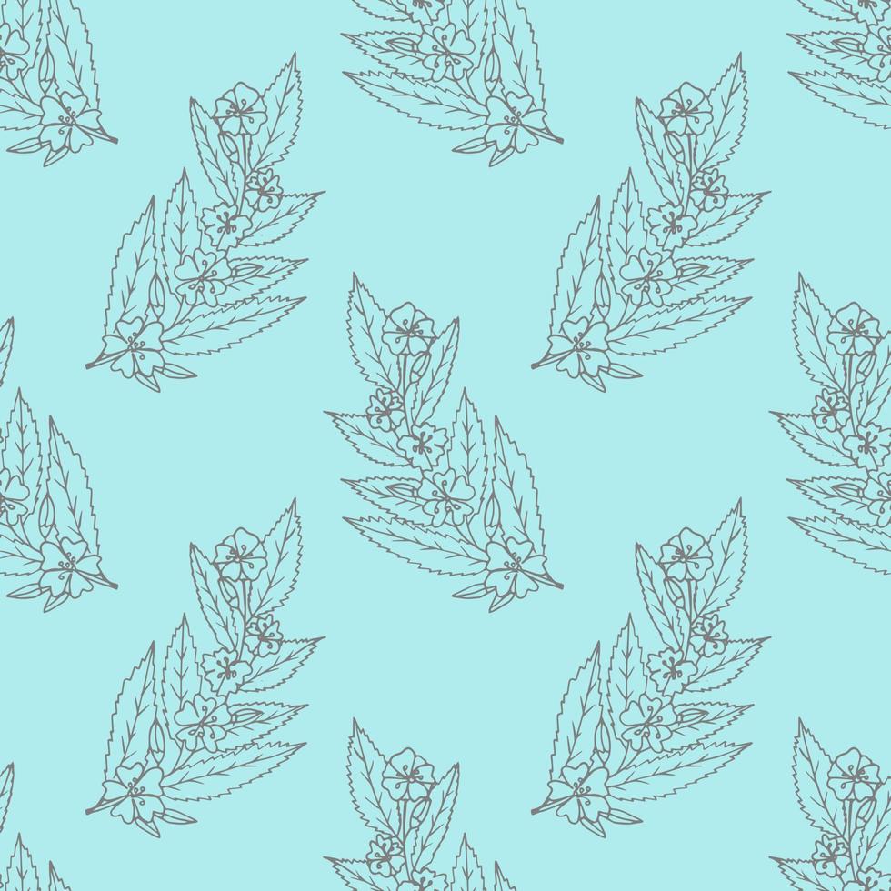flowering twigs of cherry, apricot, fruit trees. spring seamless pattern. wallpaper, textile, wrapping paper, background. sketch hand drawn doodle style. minimalism. bloom, flowers. vector