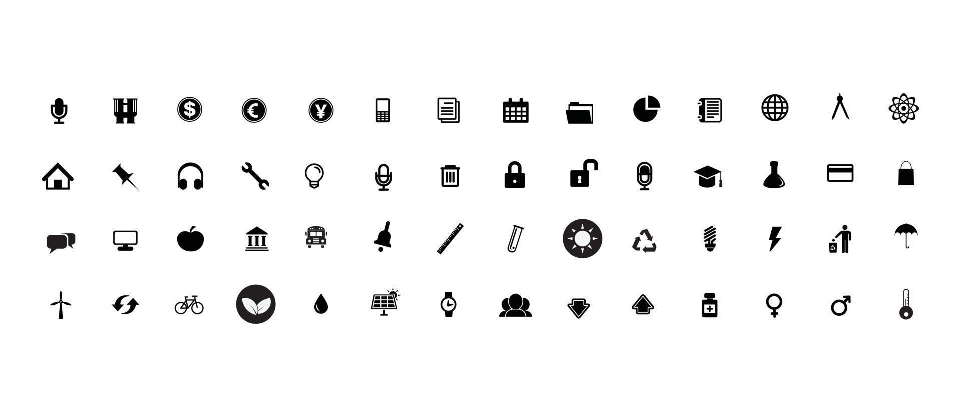 Icon Design Infographic vector
