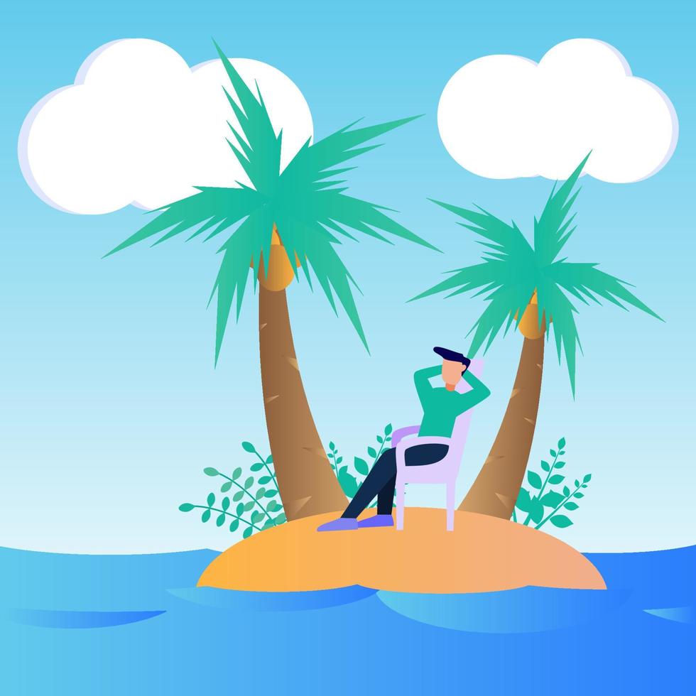 Illustration vector graphic cartoon character of holiday