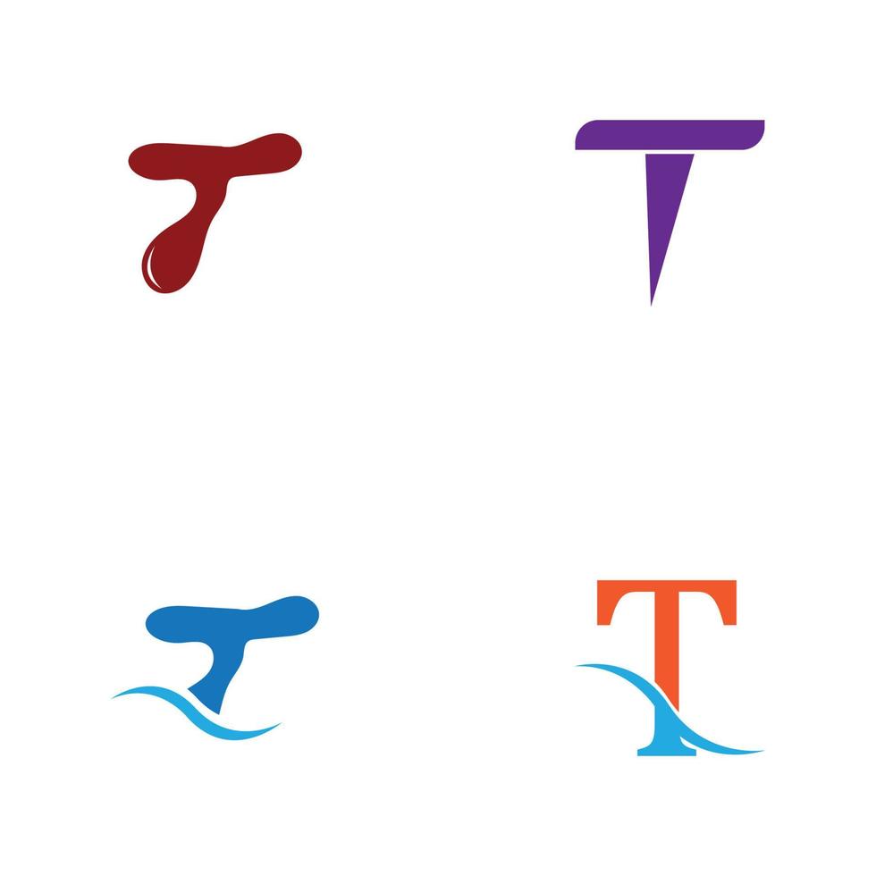 Letter T Logo Template vector icon design