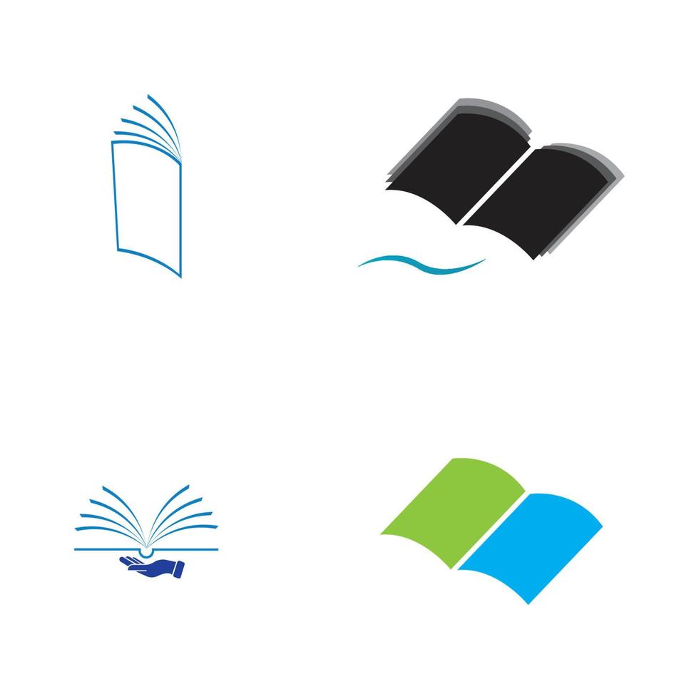 book logo vector