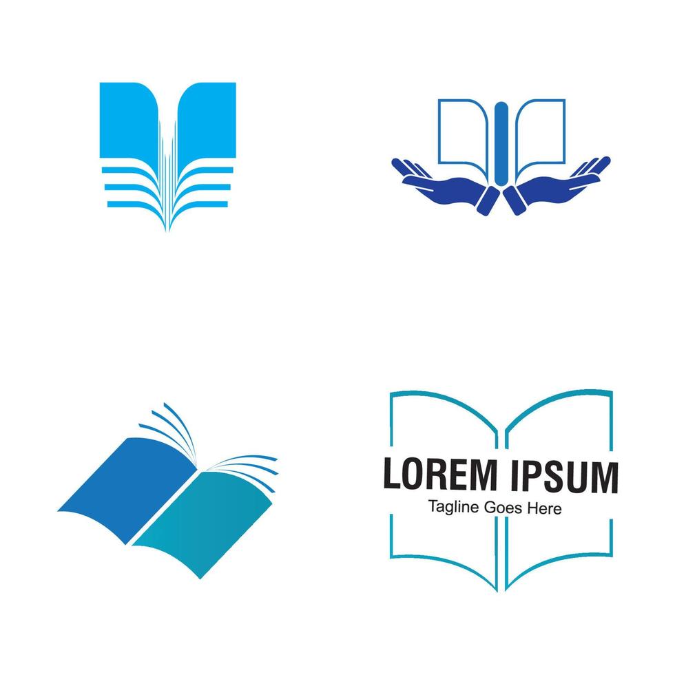 book logo vector