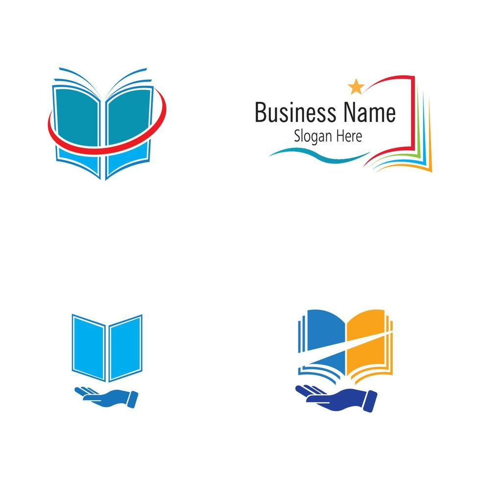 book logo vector