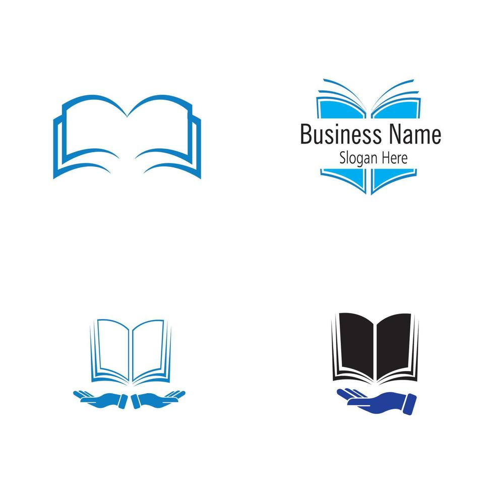 book logo vector