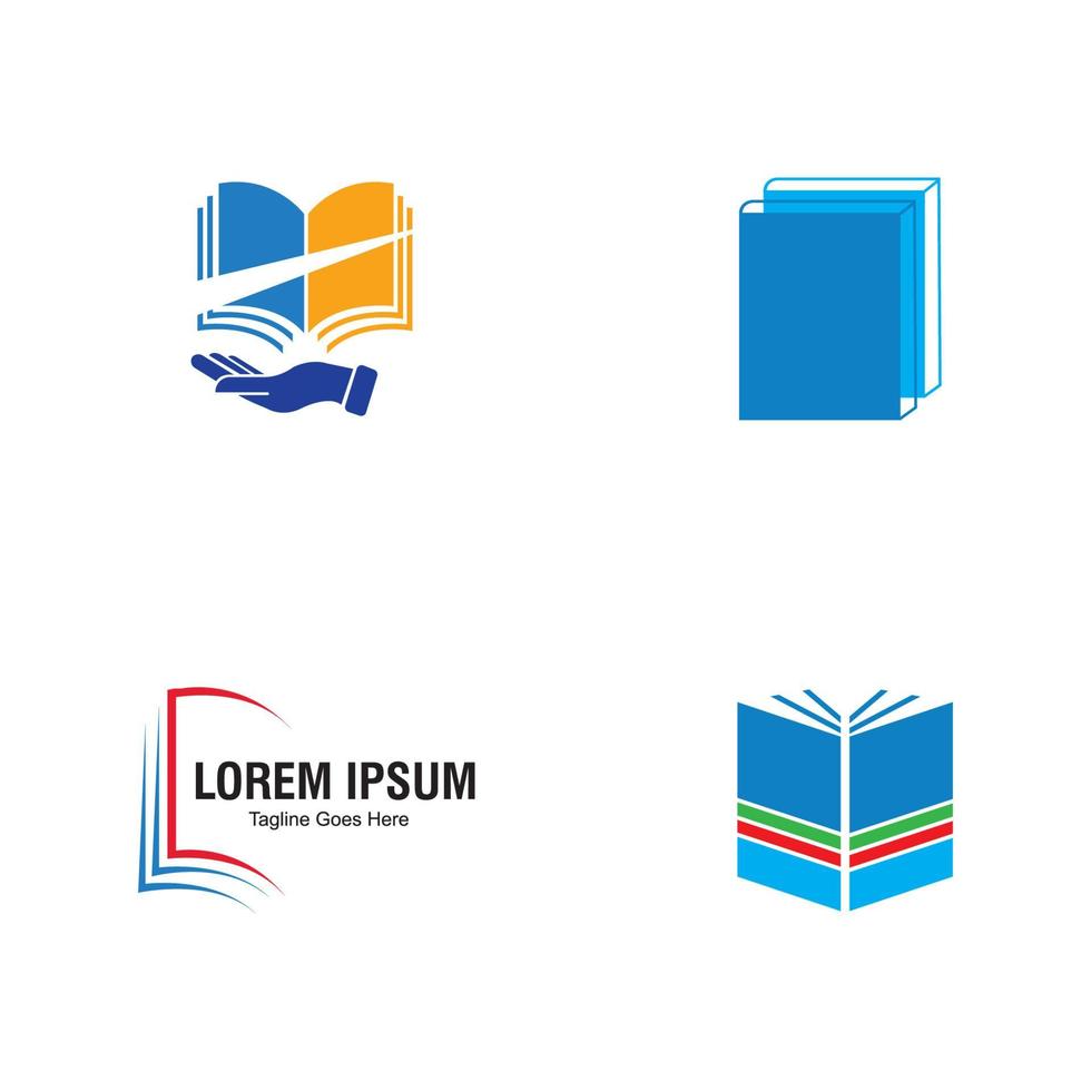 book logo vector