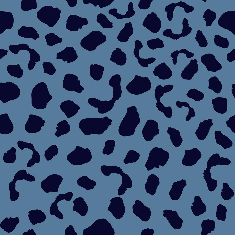 Seamless pattern with leopard skin. Abstract animal fur wallpaper. vector