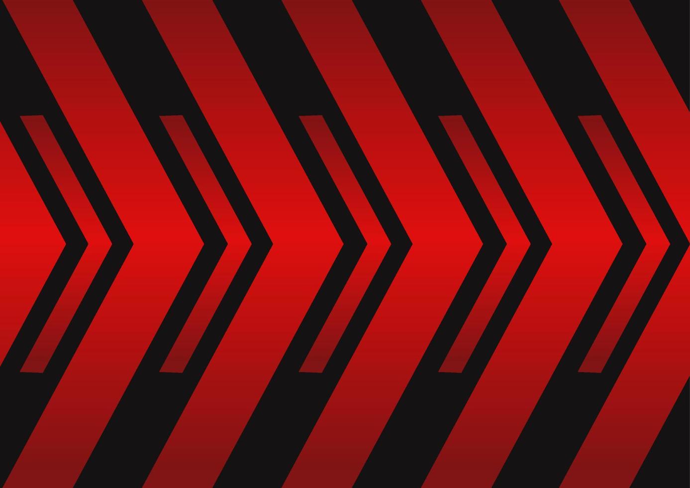 fondo abstracto de flecha roja y color oscuro de diseño moderno vector