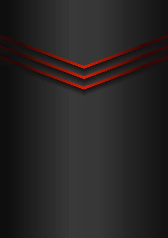 Abstract background of red and dark color of modern design vector