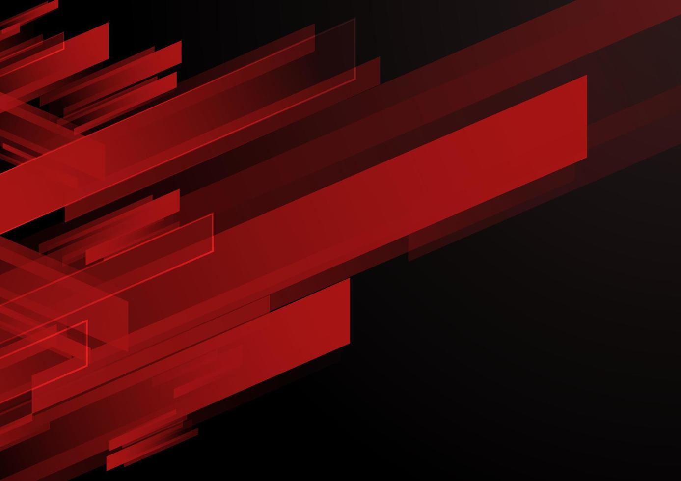 Abstract background of red and dark color of modern design vector