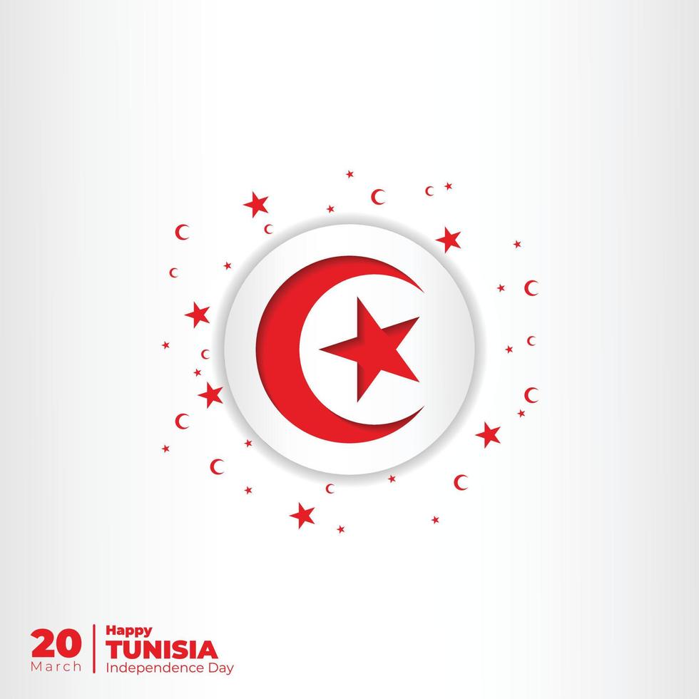 White background with tunisia emblem flag design. vector