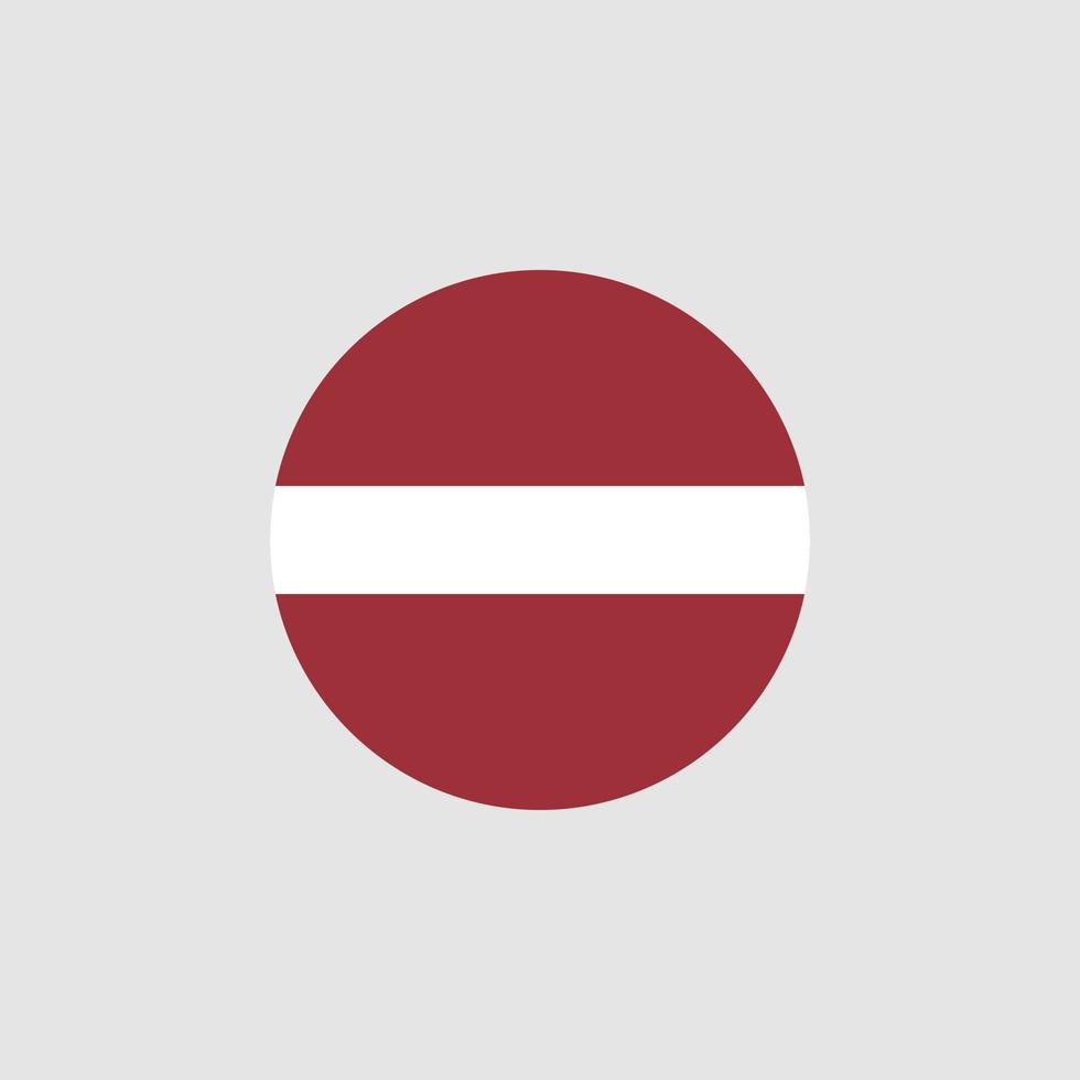 National Latvia flag, official colors and proportion correctly. Vector illustration. EPS10.
