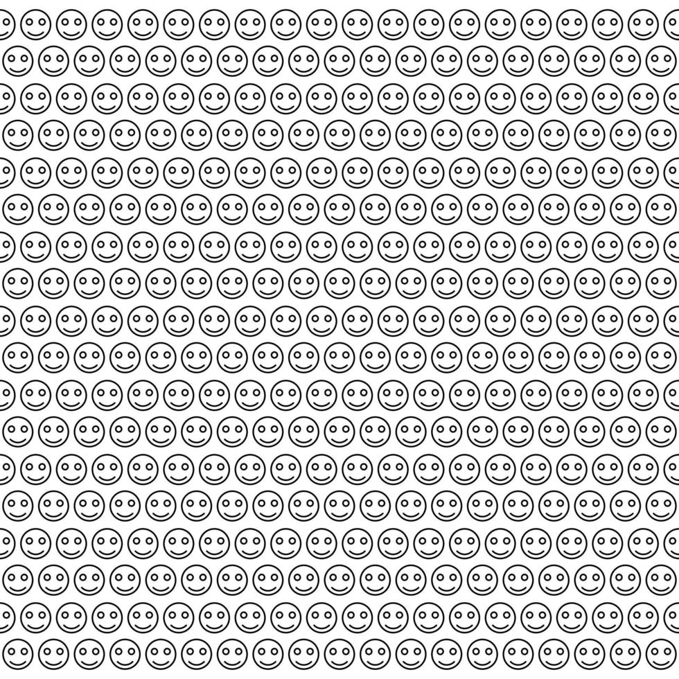 Smile icon pattern vector