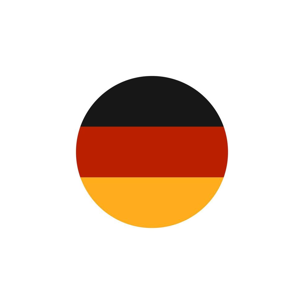 National Germany flag, official colors and proportion correctly. Vector illustration. simple, flat design for web or mobile app. EPS10