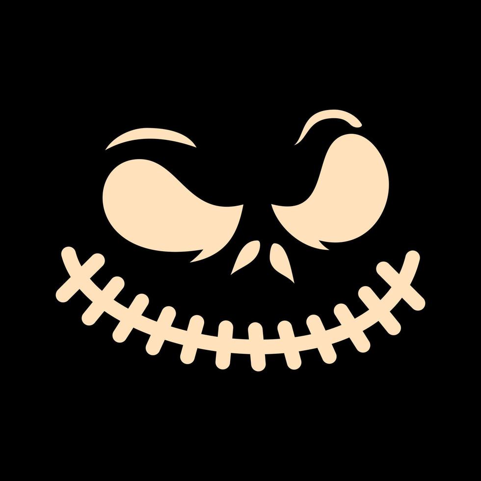 Seamless Jack-o'-lanterns pumpkin texture pattern as a Halloween background. EPS10 vector