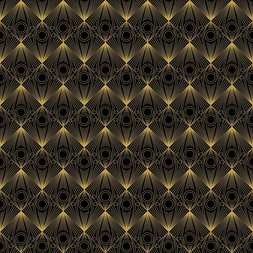Art Deco Inspired Pattern Background vector