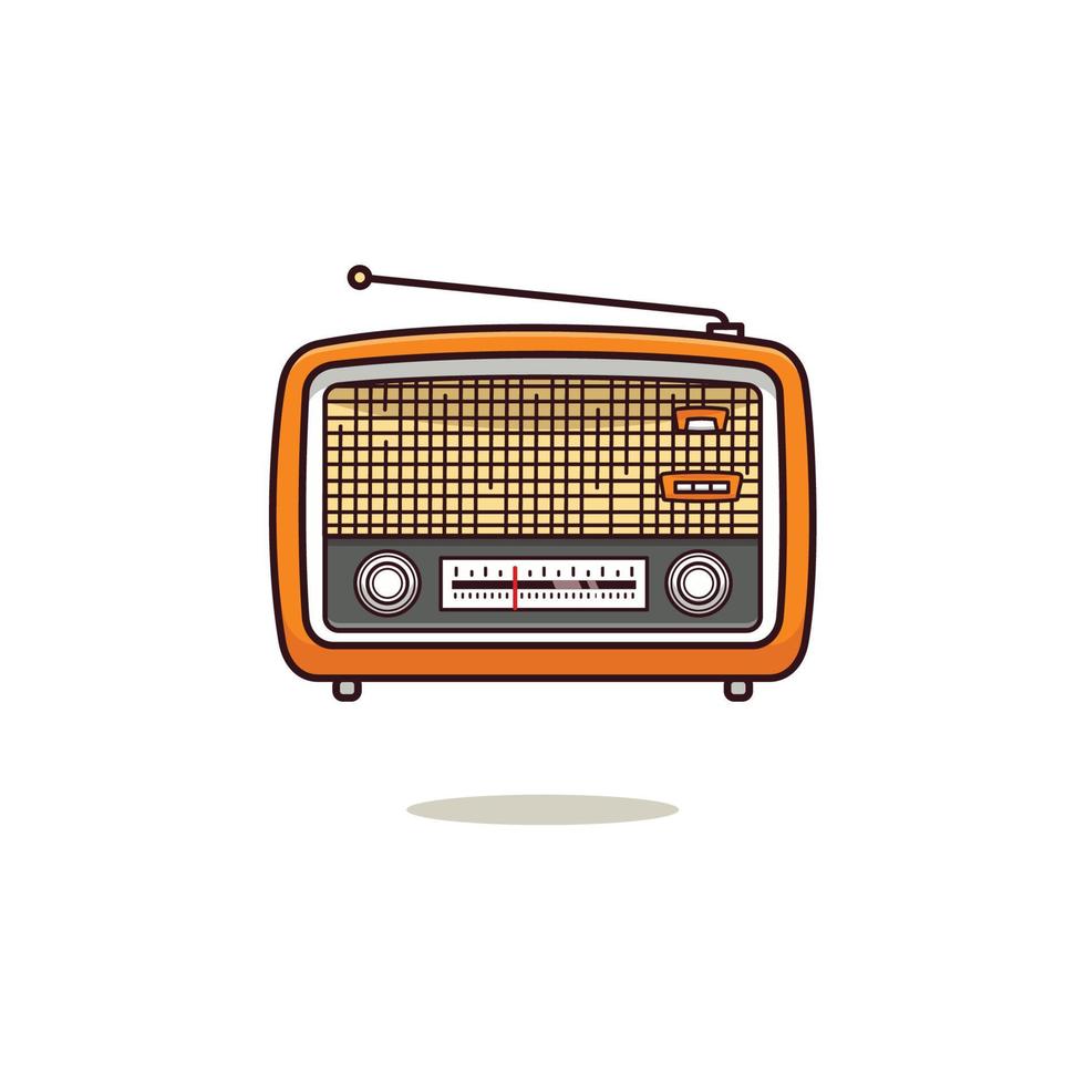 vector graphic of Radio