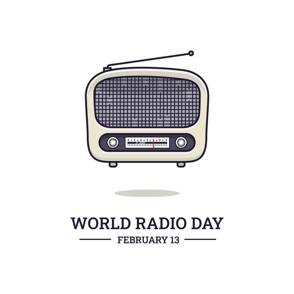dia mundial de la radio vector