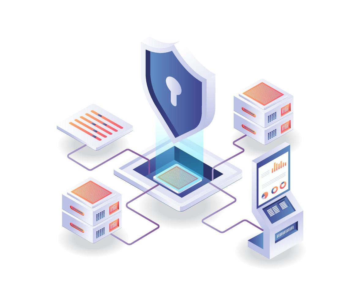 Network monitor server security analysis vector