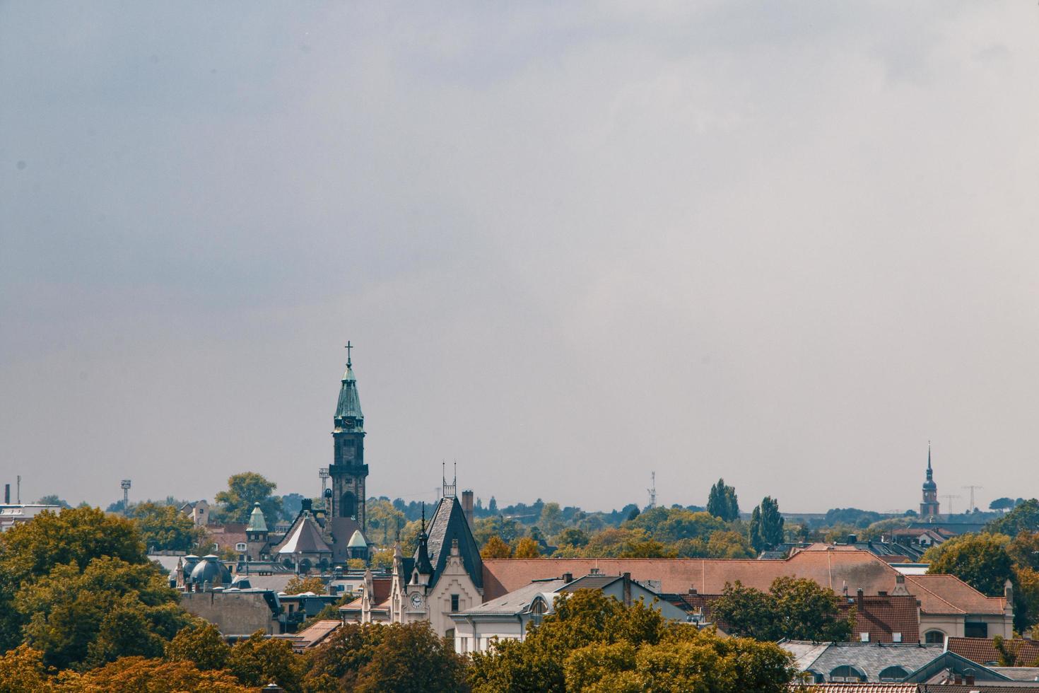 una vista panorámica de la ciudad foto