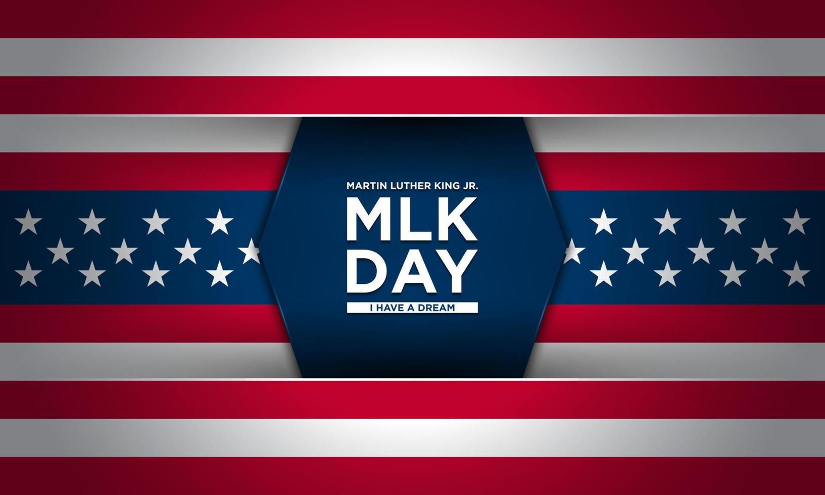 Martin Luther King Jr. Day Background. vector