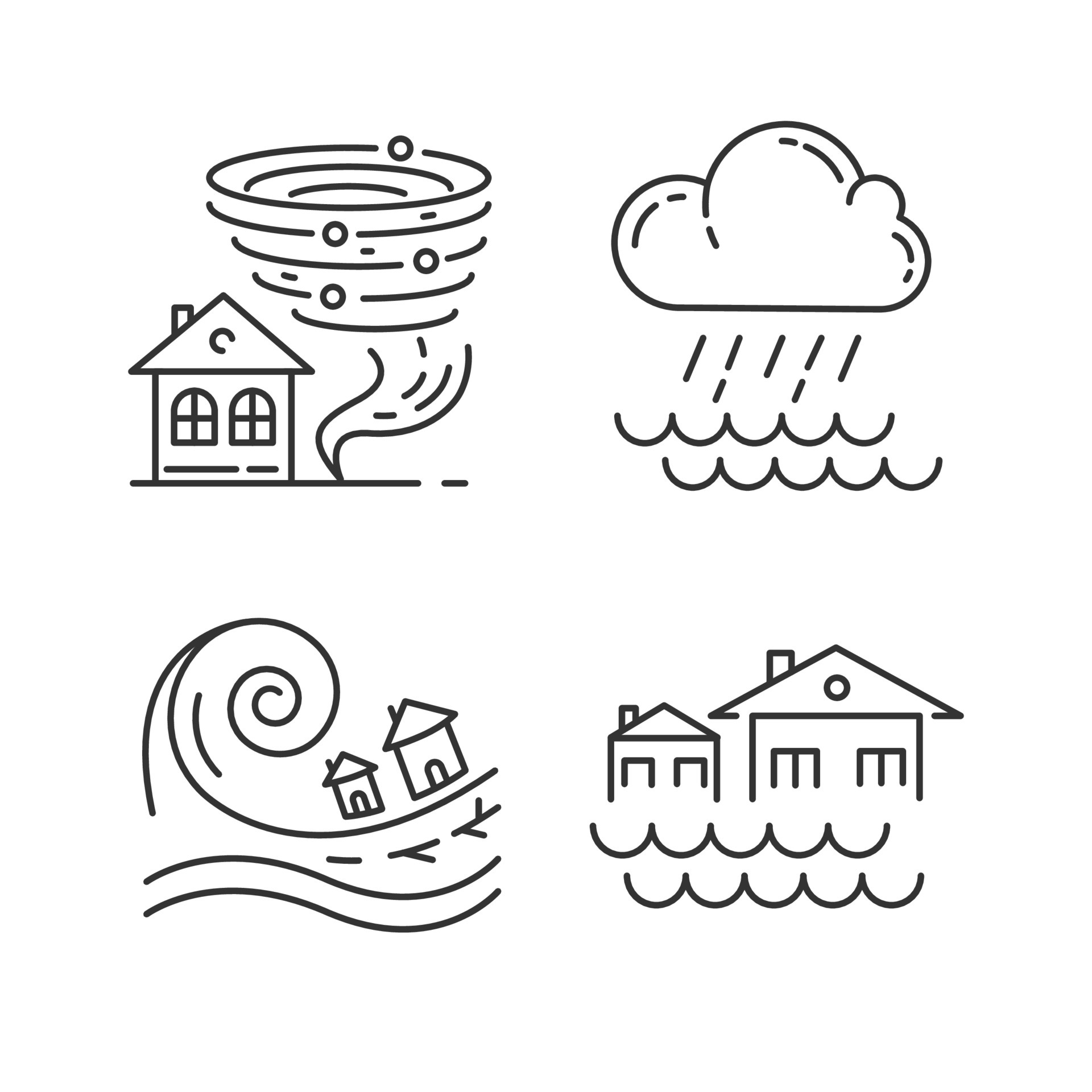 Flooding Drawing PNG Transparent Images Free Download | Vector Files |  Pngtree
