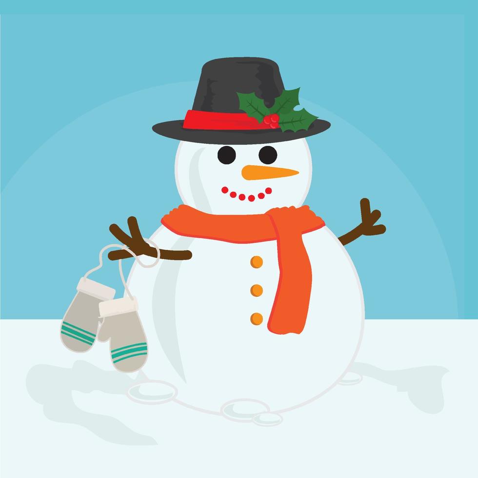 Smile cartoon snowman on the mountain with hat and scarf 5653197 Vector Art at Vecteezy Smile cartoon snowman on the mountain with hat and scarf 5653197 Vector Art at Vecteezy