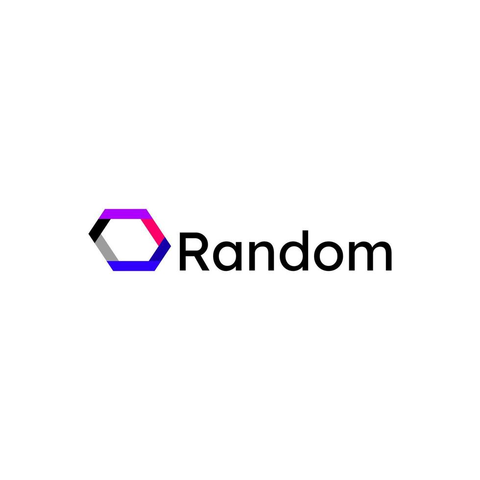 abstract tech logo vector