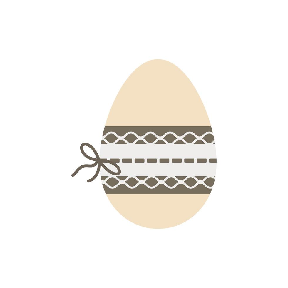 Easter eggs isolated on white background vector
