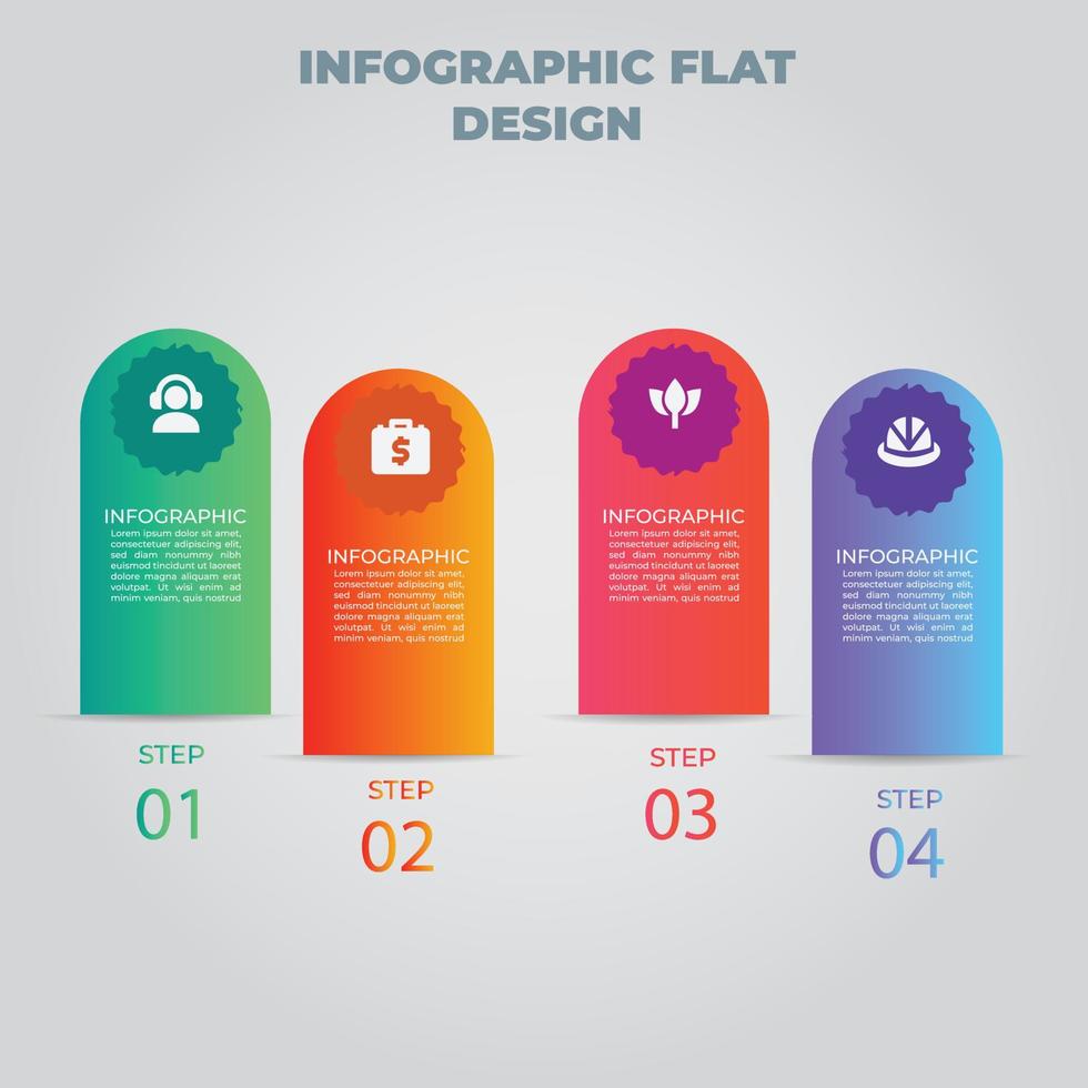 Business data visualization. Process chart. Abstract elements of graph, diagram with steps, options, parts or processes. Vector business template for presentation. Creative concept for infographic.