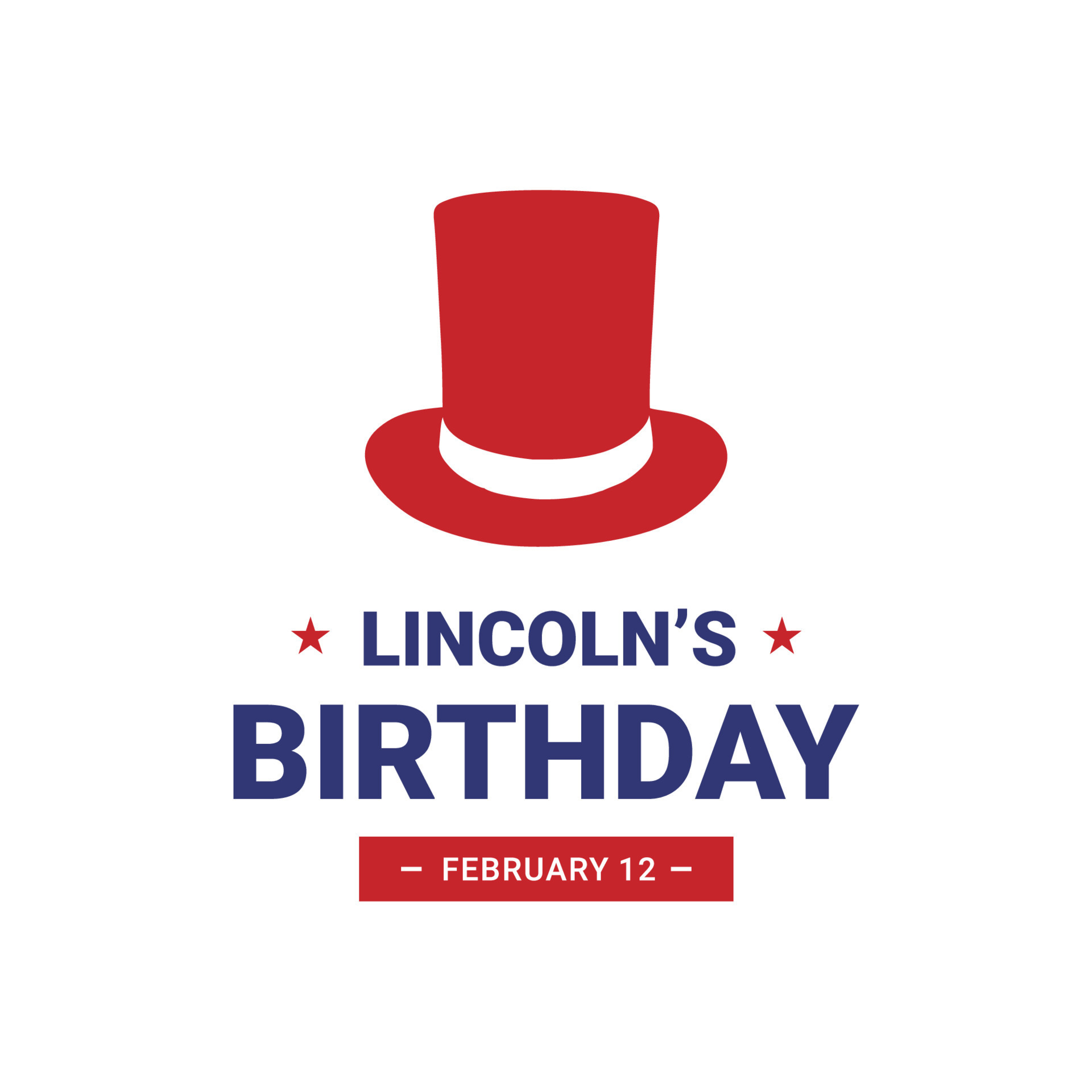Happy Lincoln's Birthday 5654563 Vector Art at Vecteezy
