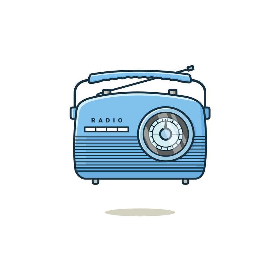 vector graphic of Radio
