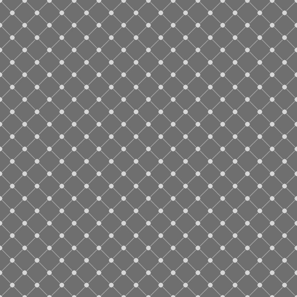 Vector monochrome seamless pattern. Background with mesh from points. Padding