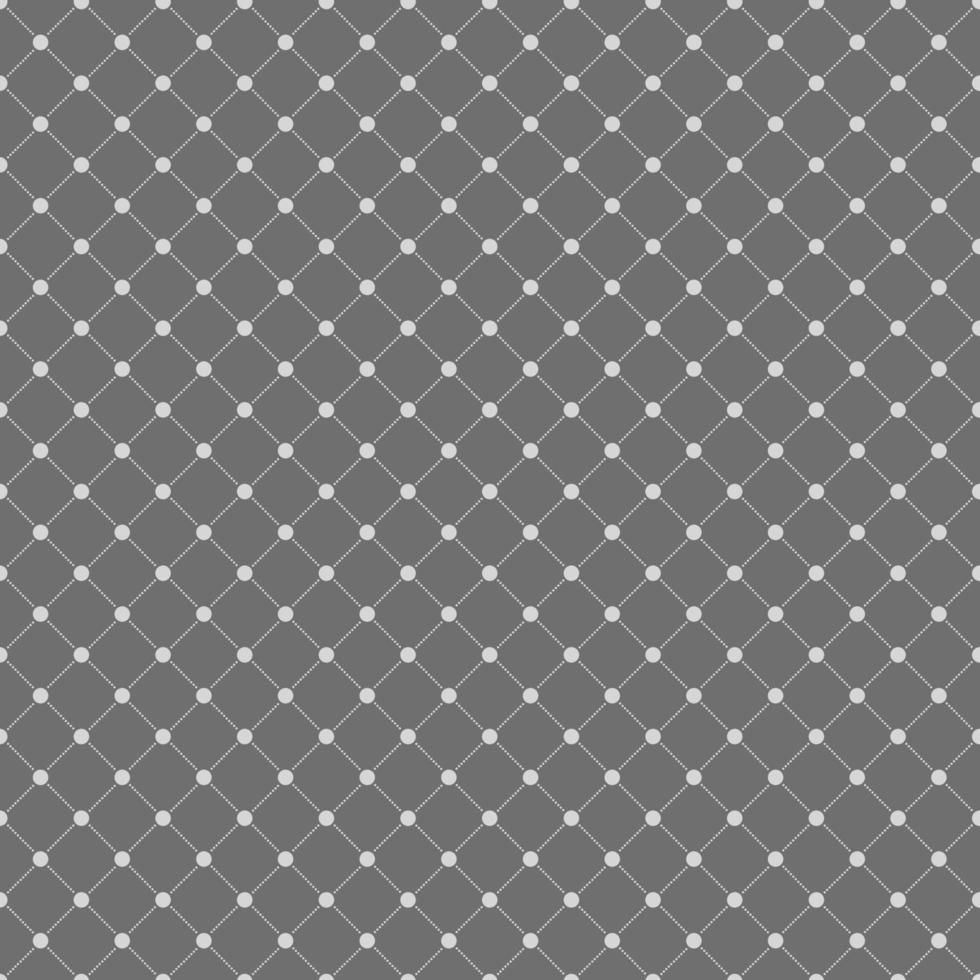 Vector monochrome seamless pattern. Background with mesh from points. Padding