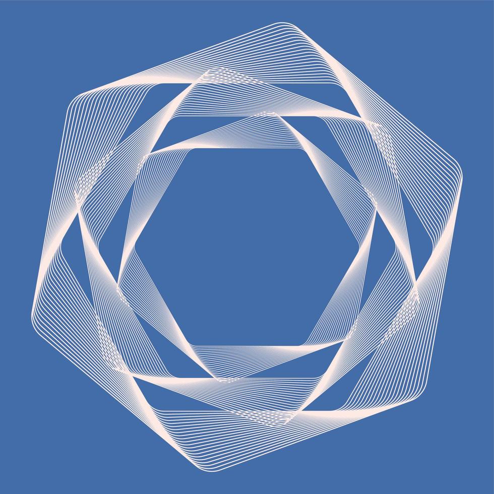 Vector Guilloche elements for certificate or diploma